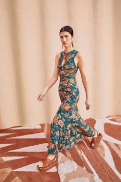 ULLA JOHNSON Gwynne Dress - Delphinium -Ullyla Shop ULLA JOHNSON Gwynne Dress DELPHINIUM 03