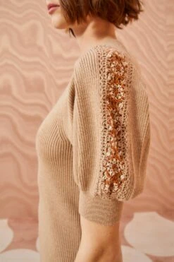 ULLA JOHNSON Harper Top - Fawn -Ullyla Shop ULLA JOHNSON Harper Top FAWN 05