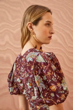 ULLA JOHNSON Heleen Dress - Heliotrope -Ullyla Shop ULLA JOHNSON Heleen Dress HELIOTROPE 0106