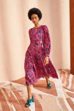 ULLA JOHNSON Helia Dress - Snapdragon