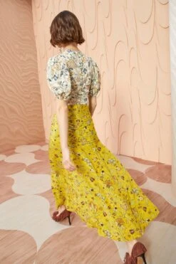 ULLA JOHNSON Imani Skirt - Mimosa -Ullyla Shop ULLA JOHNSON Imani Skirt MIMOSA 0127