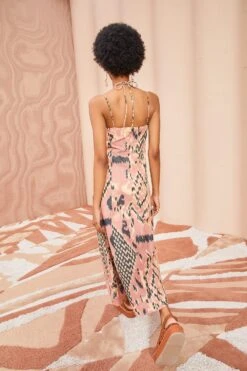 ULLA JOHNSON Imara Dress - Honeycomb -Ullyla Shop ULLA JOHNSON Imara Dress HONEYCOMB 04