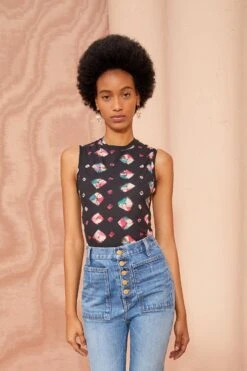 ULLA JOHNSON Ines Top - Nocturne -Ullyla Shop ULLA JOHNSON Ines Top NOCTURNE 05