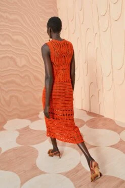 ULLA JOHNSON Innika Dress - Carnelian -Ullyla Shop ULLA JOHNSON Innika Dress CARNELIAN 0135