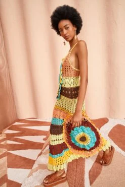 ULLA JOHNSON Isolda Dress - Passiflora -Ullyla Shop ULLA JOHNSON Isolda Dress PASSIFLORA 0021