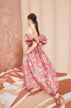 ULLA JOHNSON Izra Gown - Passionflower -Ullyla Shop ULLA JOHNSON Izra Gown PASSIONFLOWER 04