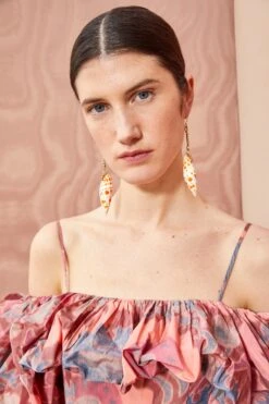 ULLA JOHNSON Izra Gown - Passionflower -Ullyla Shop ULLA JOHNSON Izra Gown PASSIONFLOWER 05