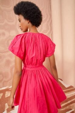 ULLA JOHNSON Jessa Dress - Orchid -Ullyla Shop ULLA JOHNSON Jessa Dress ORCHID 04