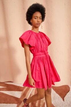 ULLA JOHNSON Jessa Dress - Orchid -Ullyla Shop ULLA JOHNSON Jessa Dress ORCHID 05