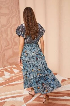 ULLA JOHNSON Josette Skirt - Morning Glory -Ullyla Shop ULLA JOHNSON Josette Skirt MORNING GLORY 04
