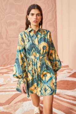 ULLA JOHNSON Jude Dress - Constellation -Ullyla Shop ULLA JOHNSON Jude Dress CONSTELLATION 03