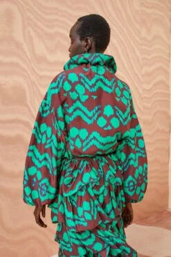 ULLA JOHNSON Kamara Blouse - Malachite -Ullyla Shop ULLA JOHNSON Kamara Blouse MALACHITE 04