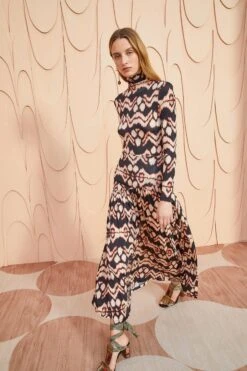 ULLA JOHNSON Kiera Skirt - Obsidian -Ullyla Shop ULLA JOHNSON Kiera Skirt OBSIDIAN 03