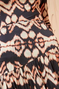 ULLA JOHNSON Kiera Skirt - Obsidian -Ullyla Shop ULLA JOHNSON Kiera Skirt OBSIDIAN 05