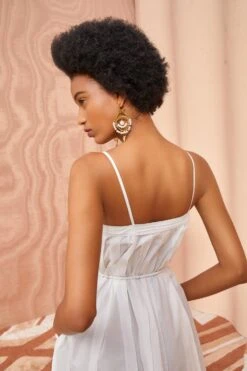 ULLA JOHNSON Leela Dress - Pristine -Ullyla Shop ULLA JOHNSON Leela Dress PRISTINE 03