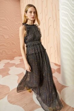 ULLA JOHNSON Lirra Gown - Peridot -Ullyla Shop ULLA JOHNSON Lirra Gown PERIDOT 01 MAIN