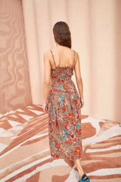 ULLA JOHNSON Lisbet Dress - Primrose -Ullyla Shop ULLA JOHNSON Lisbet Dress PRIMROSE 03