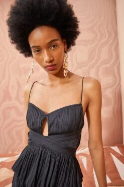 ULLA JOHNSON Lise Top - Noir -Ullyla Shop ULLA JOHNSON Lise Top NOIR 05