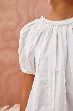 ULLA JOHNSON Lora Top - Pristine -Ullyla Shop ULLA JOHNSON Lora Top PRISTINE 05