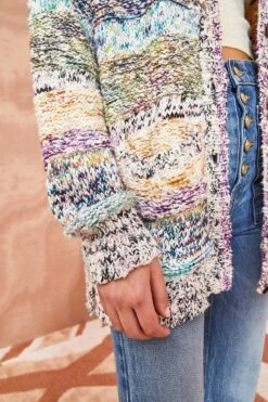 ULLA JOHNSON Lucinda Cardigan - Haze -Ullyla Shop ULLA JOHNSON Lucinda Cardigan HAZE 02 ALT