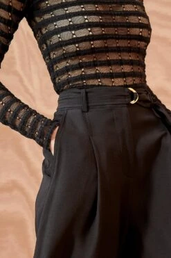 ULLA JOHNSON Lydia Pant - Noir -Ullyla Shop ULLA JOHNSON Lydia Pant NOIR 05