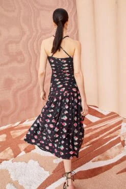 ULLA JOHNSON Marcella Dress - Nocturne -Ullyla Shop ULLA JOHNSON Marcella Dress NOCTURNE 04