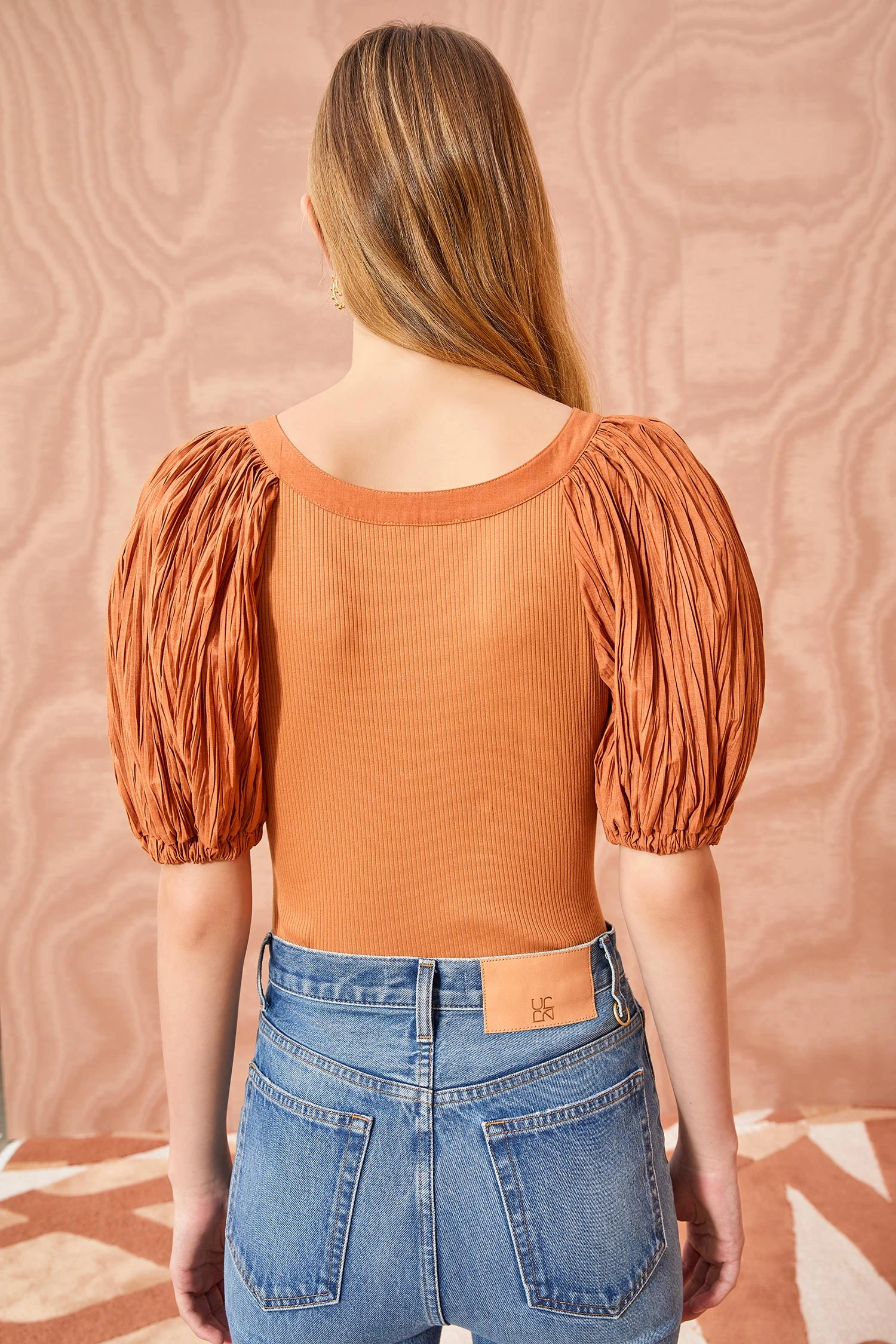 ULLA JOHNSON Marika Top - Chestnut 6 ULLA JOHNSON Marika Top - Chestnut - Image 4