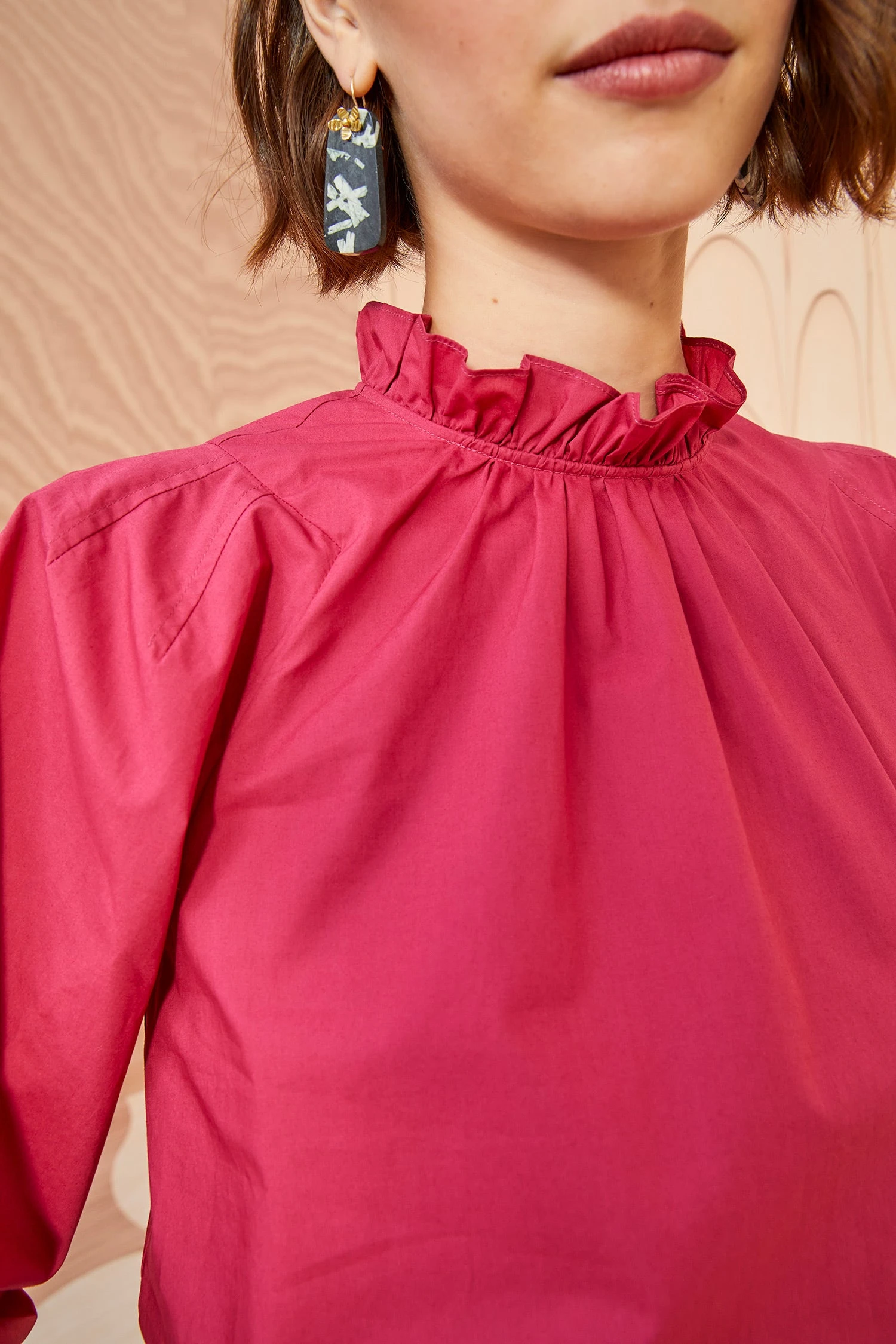 ULLA JOHNSON Marlie Blouse - Rosebud 4 ULLA JOHNSON Marlie Blouse - Rosebud - Image 2