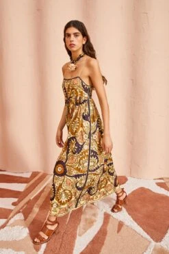 ULLA JOHNSON Mayra Dress - Yarrow -Ullyla Shop ULLA JOHNSON Mayra Dress YARROW 0043