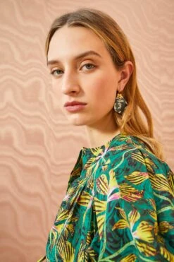 ULLA JOHNSON Mila Top - Tigerlily -Ullyla Shop ULLA JOHNSON Mila Top TIGERLILY 05