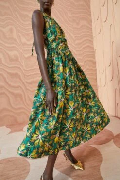 ULLA JOHNSON Mimi Dress - Tigerlily -Ullyla Shop ULLA JOHNSON Mimi Dress TIGERLILY 03