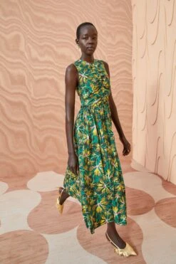 ULLA JOHNSON Mimi Dress - Tigerlily -Ullyla Shop ULLA JOHNSON Mimi Dress TIGERLILY 05