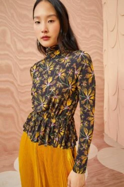 ULLA JOHNSON Nina Top - Maple -Ullyla Shop ULLA JOHNSON Nina Top MAPLE 03