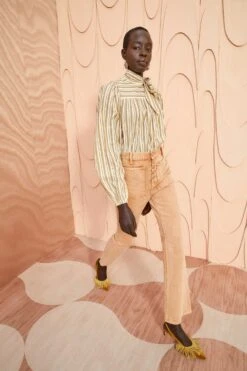 ULLA JOHNSON Opal Blouse - Sand -Ullyla Shop ULLA JOHNSON Opal Blouse SAND 0129