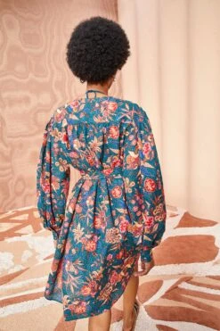 ULLA JOHNSON Otto Coverup - Delphinium -Ullyla Shop ULLA JOHNSON Otto Coverup DELPHINIUM 04