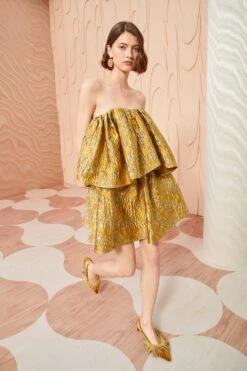 ULLA JOHNSON Oui Dress - Citrine