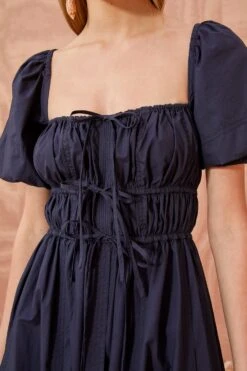 Ullyla Shop -Ullyla Shop ULLA JOHNSON Palma Dress MIDNIGHT 02 ALT