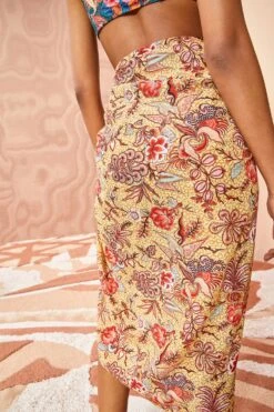 ULLA JOHNSON Paz Coverup - Calla Lily -Ullyla Shop ULLA JOHNSON Paz Coverup CALLA LILY 0117