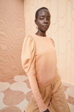 ULLA JOHNSON Philo Pullover - Resin -Ullyla Shop ULLA JOHNSON Philo Pullover RESIN 03 UPDATE