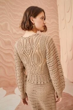 ULLA JOHNSON Prisha Dress - Flax -Ullyla Shop ULLA JOHNSON Prisha Dress FLAX 0044