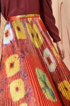 ULLA JOHNSON Rami Skirt - Medallion 10 ULLA JOHNSON Rami Skirt - Medallion -Ullyla Shop ULLA JOHNSON Rami Skirt MEDALLION 02 ALT