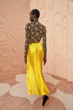 ULLA JOHNSON Rami Skirt - Sunsprite -Ullyla Shop ULLA JOHNSON Rami Skirt SUNSPRITE 03