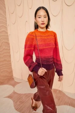 ULLA JOHNSON Rosalia Pullover - Agate -Ullyla Shop ULLA JOHNSON Rosalia Pullover AGATE 01 MAIN