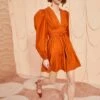 ULLA JOHNSON Rosalind Dress - Saffron -Ullyla Shop ULLA JOHNSON Rosalind Dress SAFFRON 03