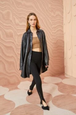 ULLA JOHNSON Ruth Legging - Noir -Ullyla Shop ULLA JOHNSON Ruth Legging NOIR RESHOOT 01 MAIN