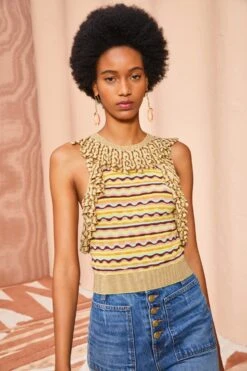 ULLA JOHNSON Sadie Top - Shell 10 ULLA JOHNSON Sadie Top - Shell -Ullyla Shop ULLA JOHNSON Sadie Top SHELL 0074