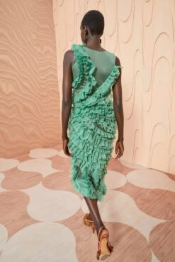 ULLA JOHNSON Sarafina Skirt - Jade -Ullyla Shop ULLA JOHNSON Sarafina Skirt JADE 0131