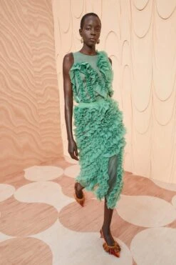 ULLA JOHNSON Sarafina Skirt - Jade