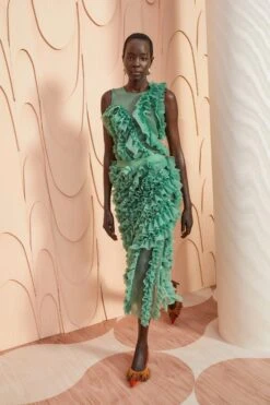 ULLA JOHNSON Sarafina Skirt - Jade -Ullyla Shop ULLA JOHNSON Sarafina Skirt JADE 01 MAIN