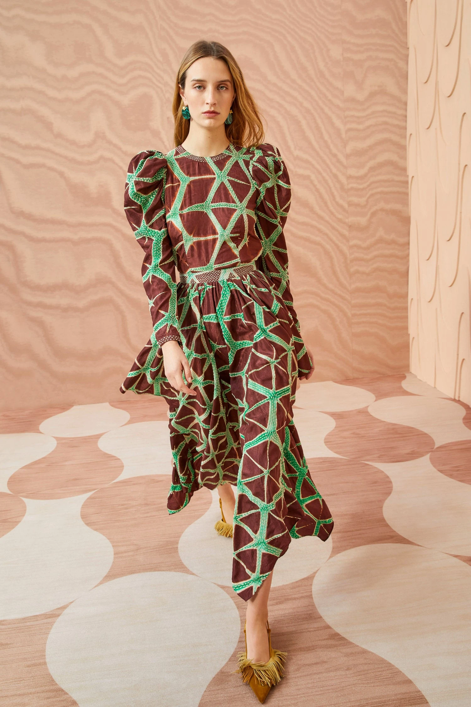 ULLA JOHNSON Savita Skirt - Teak 3 ULLA JOHNSON Savita Skirt - Teak